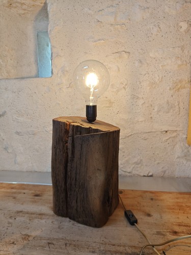 Lampe table brutaliste en - table,