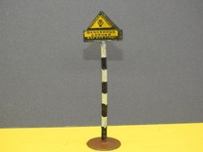 BRITAINS VINTAGE 1927 LEAD AA MOTOR PATROL SIGN FROM SET #239 DANGEROUS CORNER