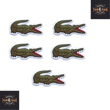 CROCODILE ALIGATOR (1.57"x0.79") Brand Embroidered Sports Badge Iron / Sew Patch