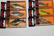 6 X RAPALA RATTLIN-TOUTE LA SÉRIE-SINKING-PAQUET ÉCONOMIQUE-NEUF DANS SON EMBALLAGE D'ORIGINE