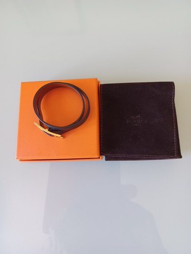 Bracelet hermes cuir boucle - hermes,