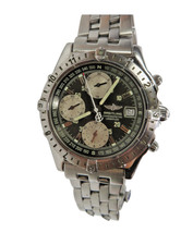 USED BREITLING CHRONOMETRE CHRONOGRAPH LONGITUDE A20348 40.5MM AUTOMATIC WATCH*