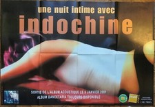 INDOCHINA - original poster concert "Nuits Intimes" 2001 116x79cm