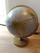 ANCIEN GLOBE TERRESTRE AVEC
