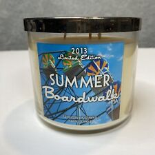 Bath & Body Works Summer Boardwalk Candle 2013 Limited Edition 3-wick 14.5 oz