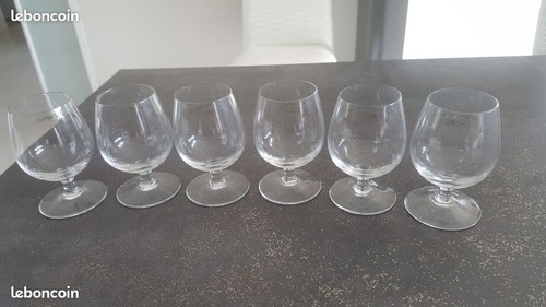 Anciens verres ballon - 6,