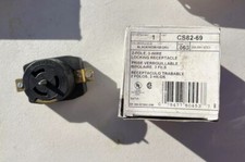 Leviton Cs82-69 2-POLE, 3-WIRE LOCKING RECEPTACLE PRISE VERROUILLABLE BIPOLAIRE,