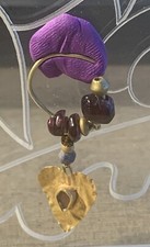Antique Authentic Roman Pendant Earring 18K Gold 2nd Century AD