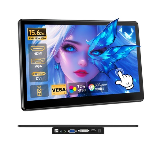 Pouce touch moniteur - 15,6,