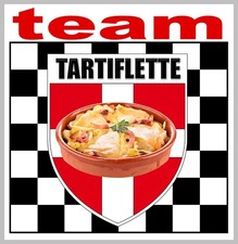 TEAM TARTIFLETTE SAVOIE CULINARY HUMOR STICKER STICKER TZ041