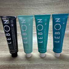 Dentifrice LEBON Lot 4 X 80ml Menthe Douce Menthe Forte Menthe Classique Charbon