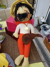 RARE Grande poupee  feutrine