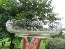 Large Cut Crystal Oval Cup or Centerpiece 32cm