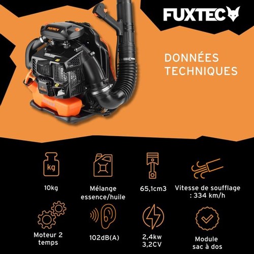 Fuxtec souffleur feuilles - de,