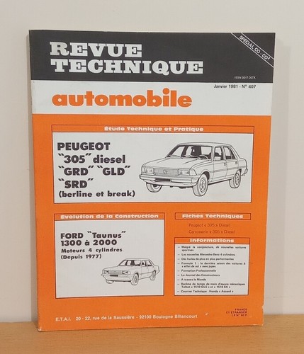 Revue technique automobile - revue,