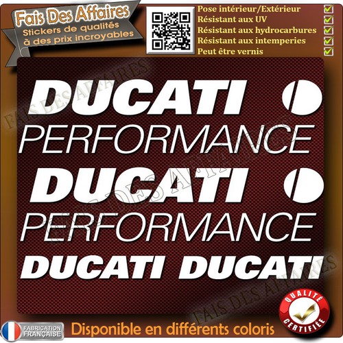Stickers autocollant ducati - stickers,