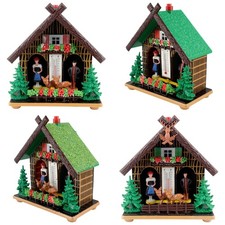 Chalet météo thermomètre