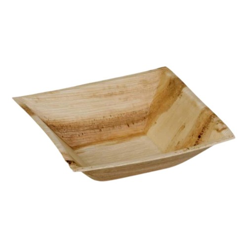 Assiettes carrées feuille - assiettes, en