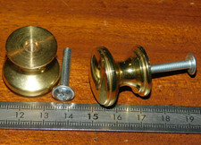 LOT 2 POIGNEE en laiton MASSIF DOREE de tiroir MEUBLE buffet COMMODE à mobilier