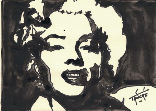 Original portrait maryline - portrait,