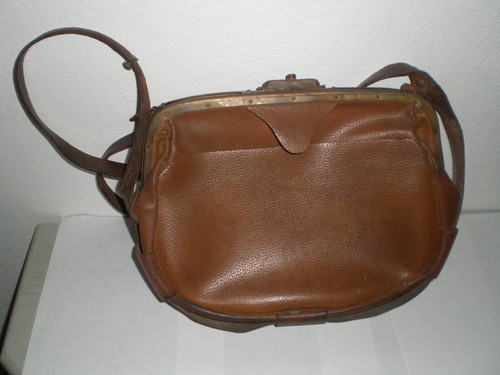 Ancienne sacoche cuir poste - sacoche,
