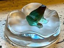 Empty Pocket Frog Daum Glass Paste