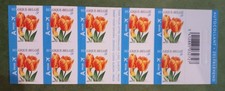 Timbres Fleurs Belgique