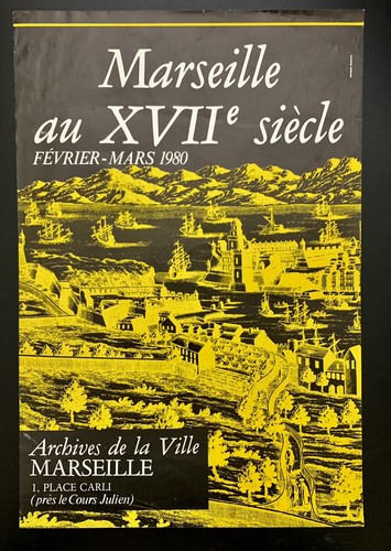 Affiche vintage marseille - affiche,