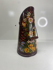 Hand Painted Charcoal Bucket Flower Decorations? In his juice