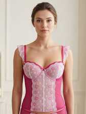 Bustier corset dentelle
