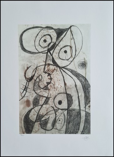 Joan miro sans titre 78 - miro, x
