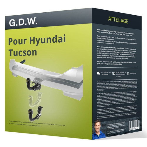 Attelage pour hyundai tucson - attelage,