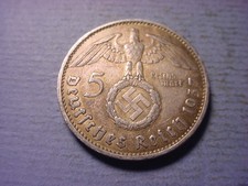 Germany 3rd Reich 1937 A 5 Mark 0.4016 ASW #97028