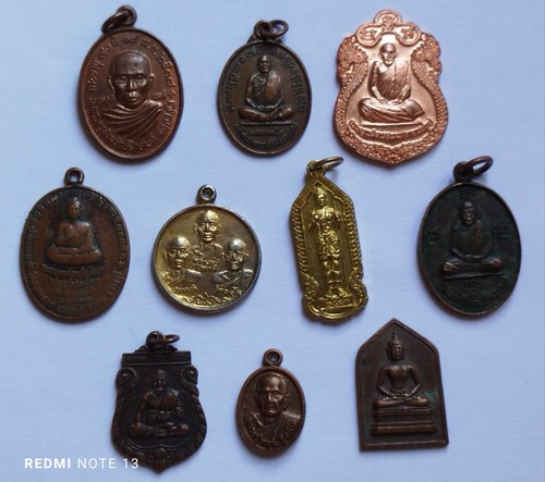 Lot phra rian médaille - phra, ,