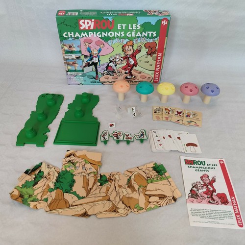 Jeu spirou les - les, champignons