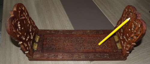 Ancien serre livre bois - ancien,