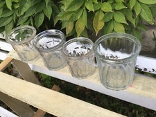 Lot de 4 ANCIENNE VERRINE POT