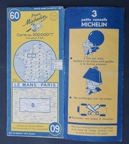Carte michelin old - carte,