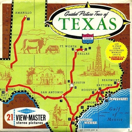 View master texas lone - texas, star