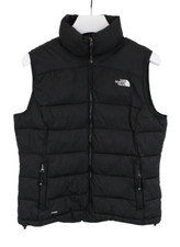 THE NORTH FACE Gilet 700 Femme XL Noir Matelassé Doudoune Zip Complet