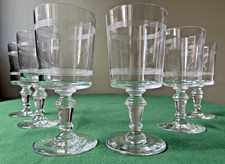 Lot 6 verres à vin rouge en
