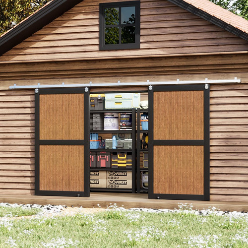 16ft exterior sliding barn - exterior,