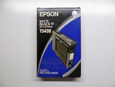 Original Epson T5438 noir mat Stylus Pro 7600 9600 110 ml - emballage d'origi...