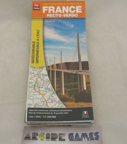 Carte routiere touristique - &,