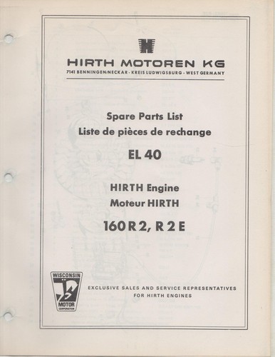 Hirth snowmobile engine parts - hirth,
