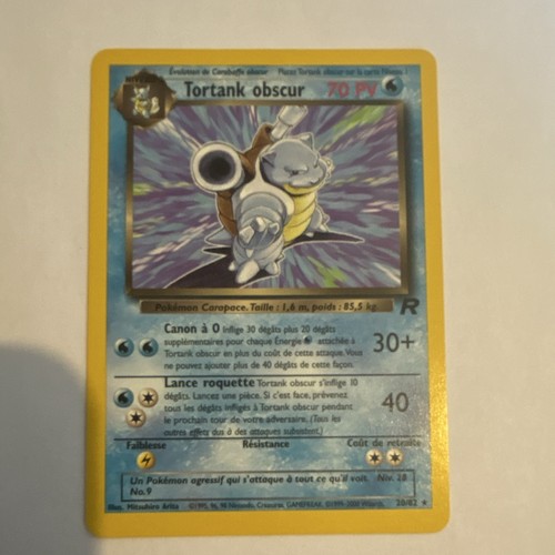 Pokémon jcc tortank - jcc, obscur