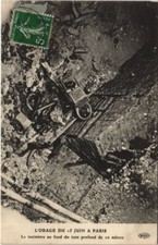 CPA PARIS ORAGE DU 15 JUIN Le Taximetre (999205)