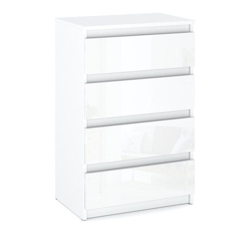 Commode blanche laquée