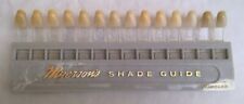 OLD DENTAL COLOR CHART MYERSON'S TOOTH SHADE SET 22 gr (LOT.3)