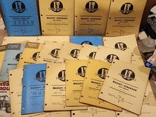 Vintage I&T MASSEY FERGUSON Tractor Shop Service Manual Lot Of 25